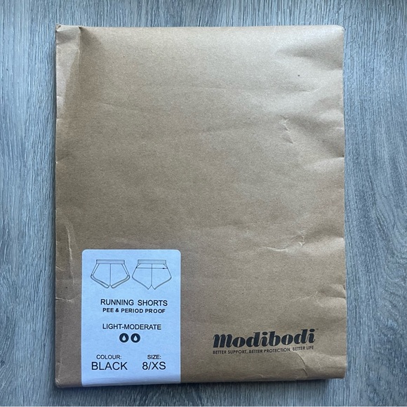 Modibodi Running Shorts (Light-Moderate) - Picture 4 of 5